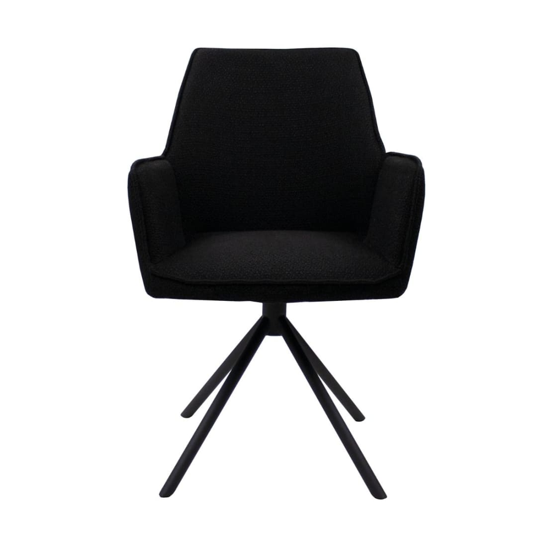 Kick eetkamerstoel Alex - Zwart - Katoen eetkamerstoelen