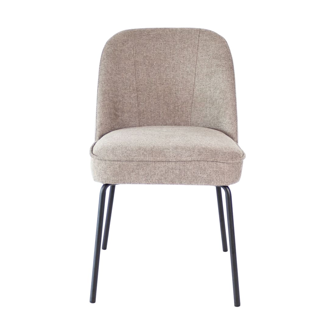 Kick Eetkamerstoel Britt - Taupe - Katoen eetkamerstoelen