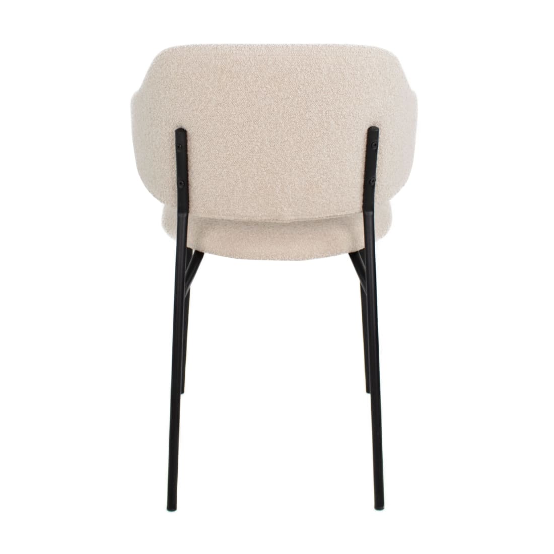 Kick Eetkamerstoel Ella - Boucle Beige - Bouclé