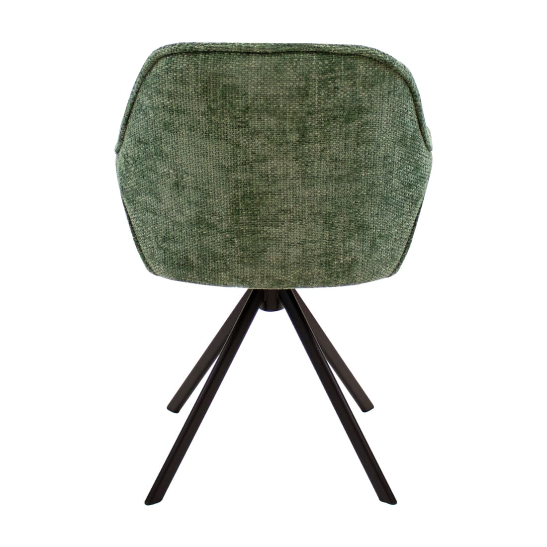 Kick Eetkamerstoel Luc - Groen - Katoen eetkamerstoelen