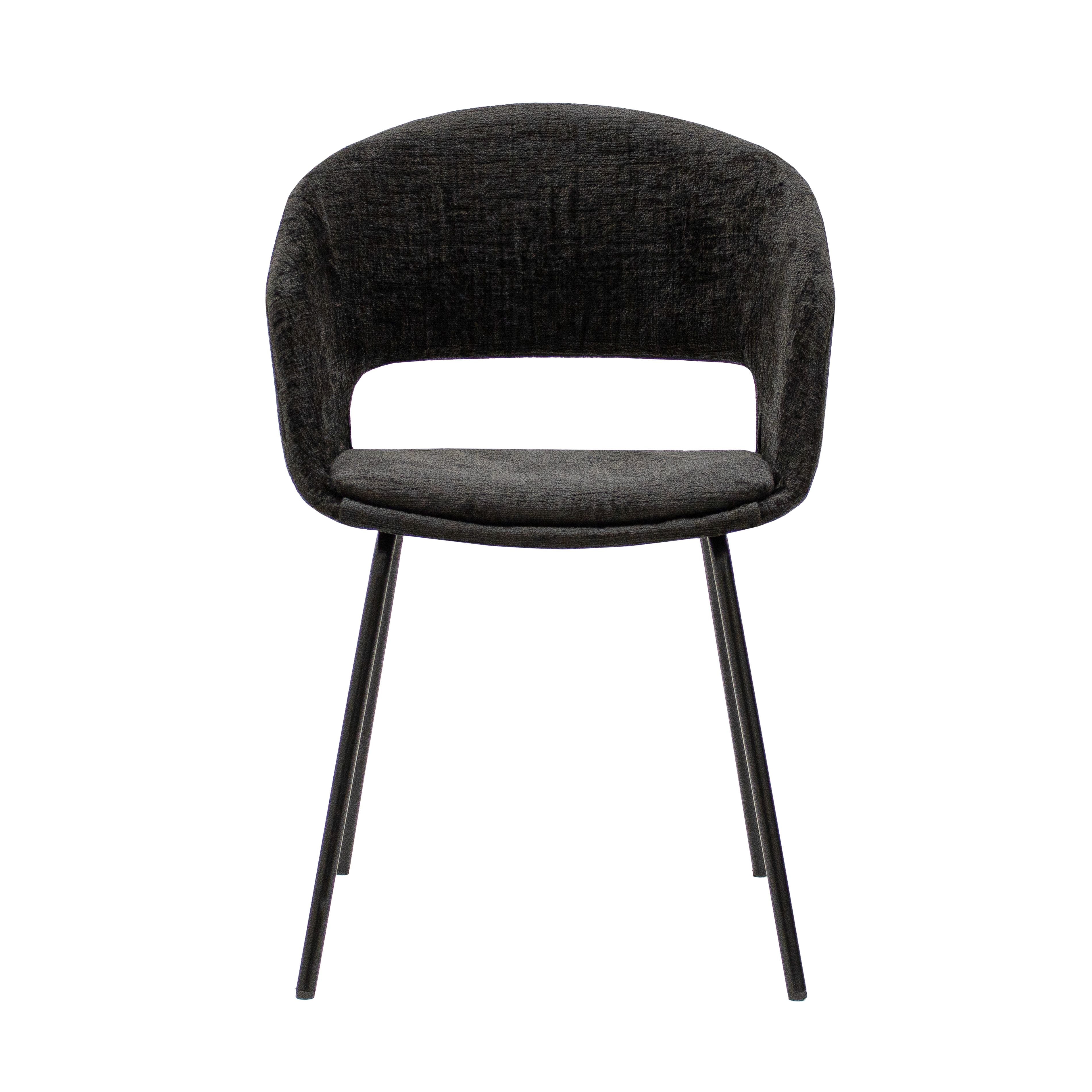 Chaise de salle à manger kick mette - noir