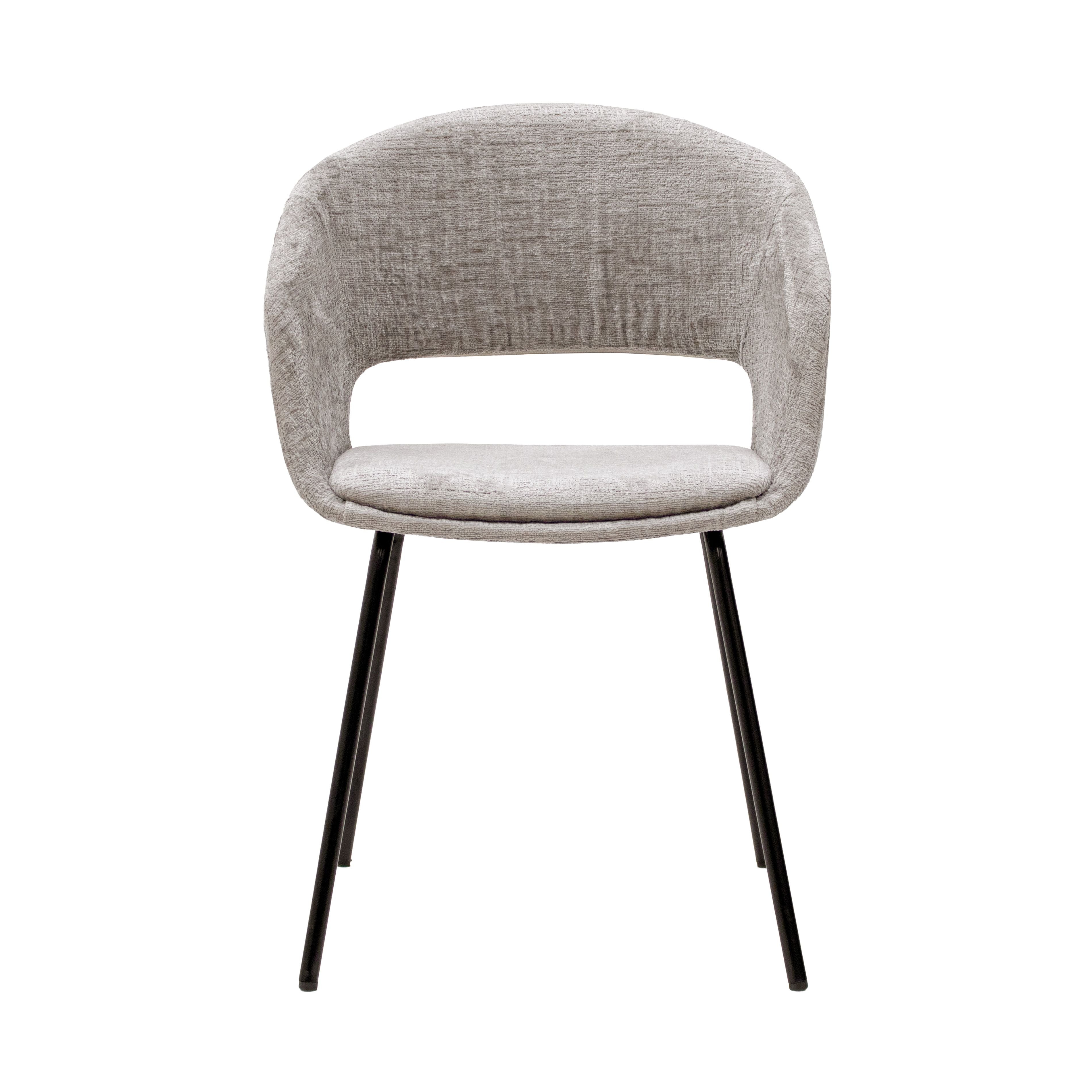Chaise de salle à manger kick mette - gris