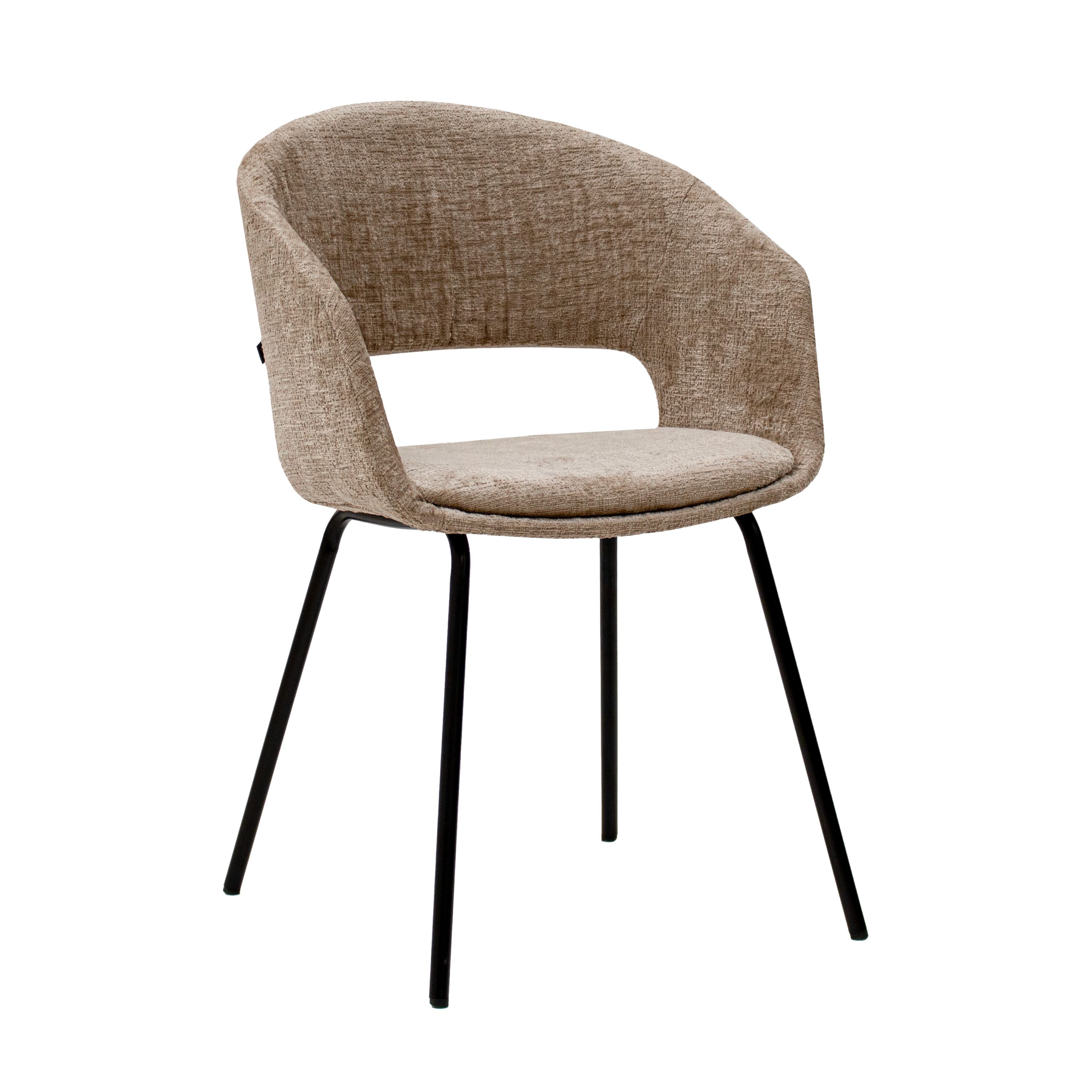Coup de pied pour salle à manger chaise mette - beige