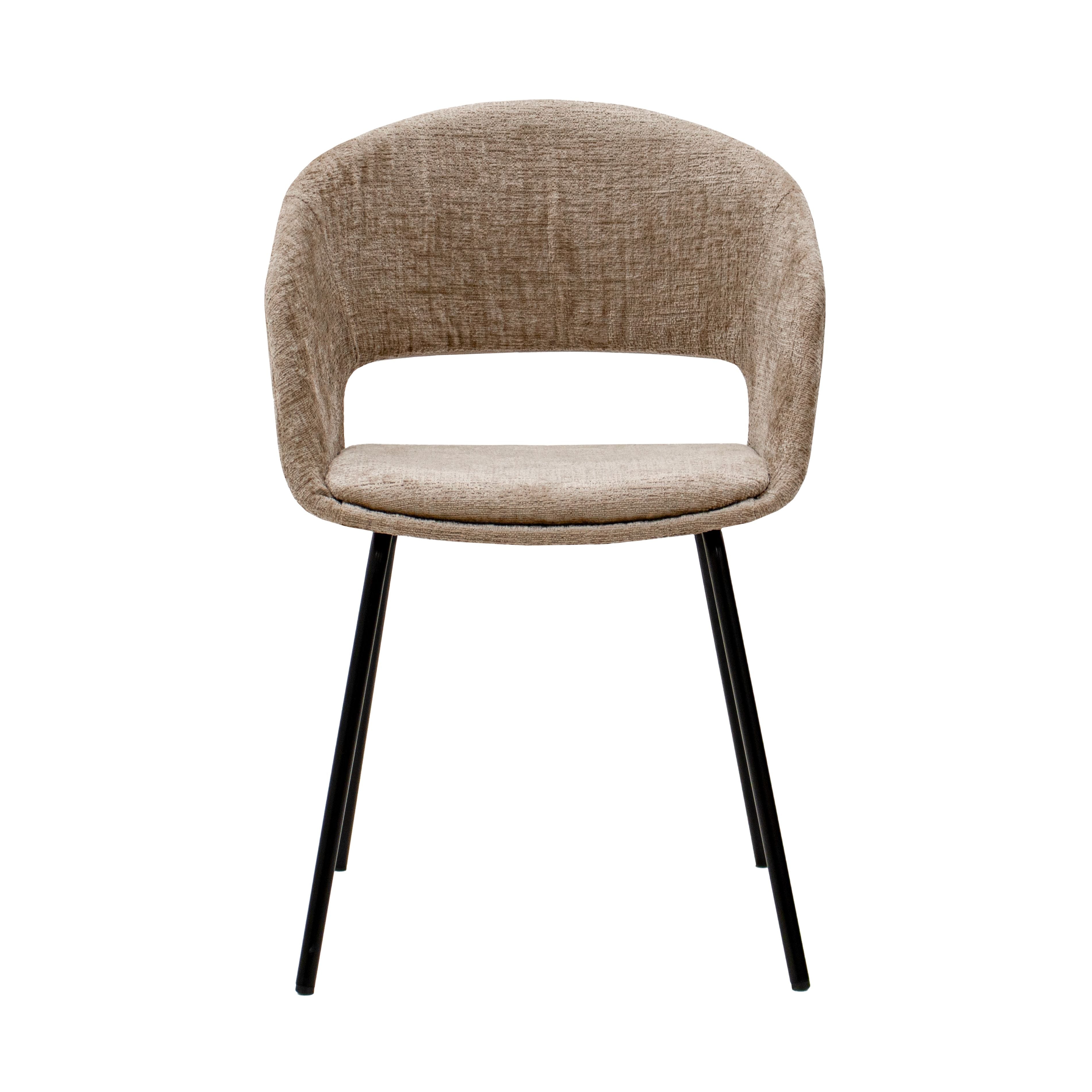 Coup de pied pour salle à manger chaise mette - beige