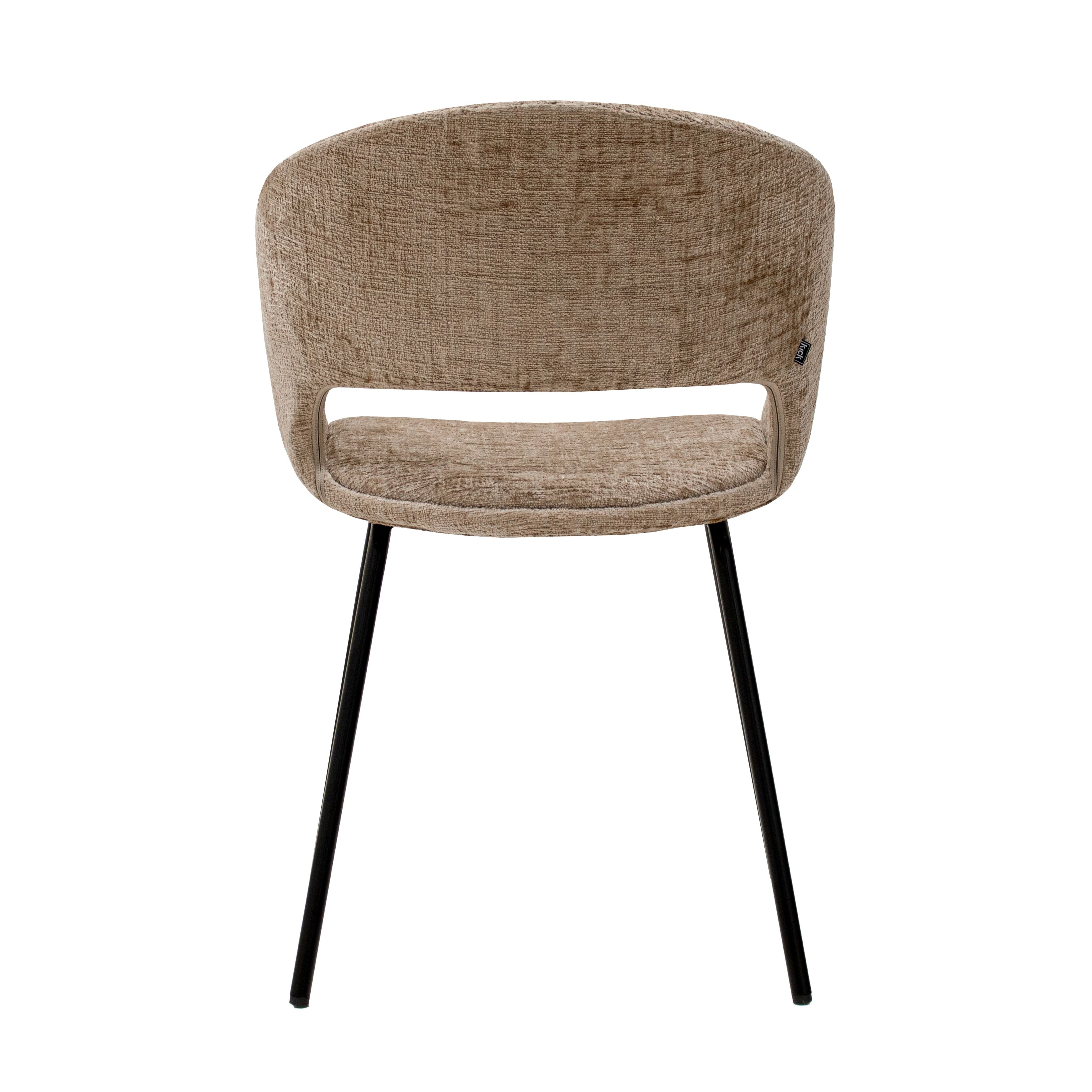 Coup de pied pour salle à manger chaise mette - beige