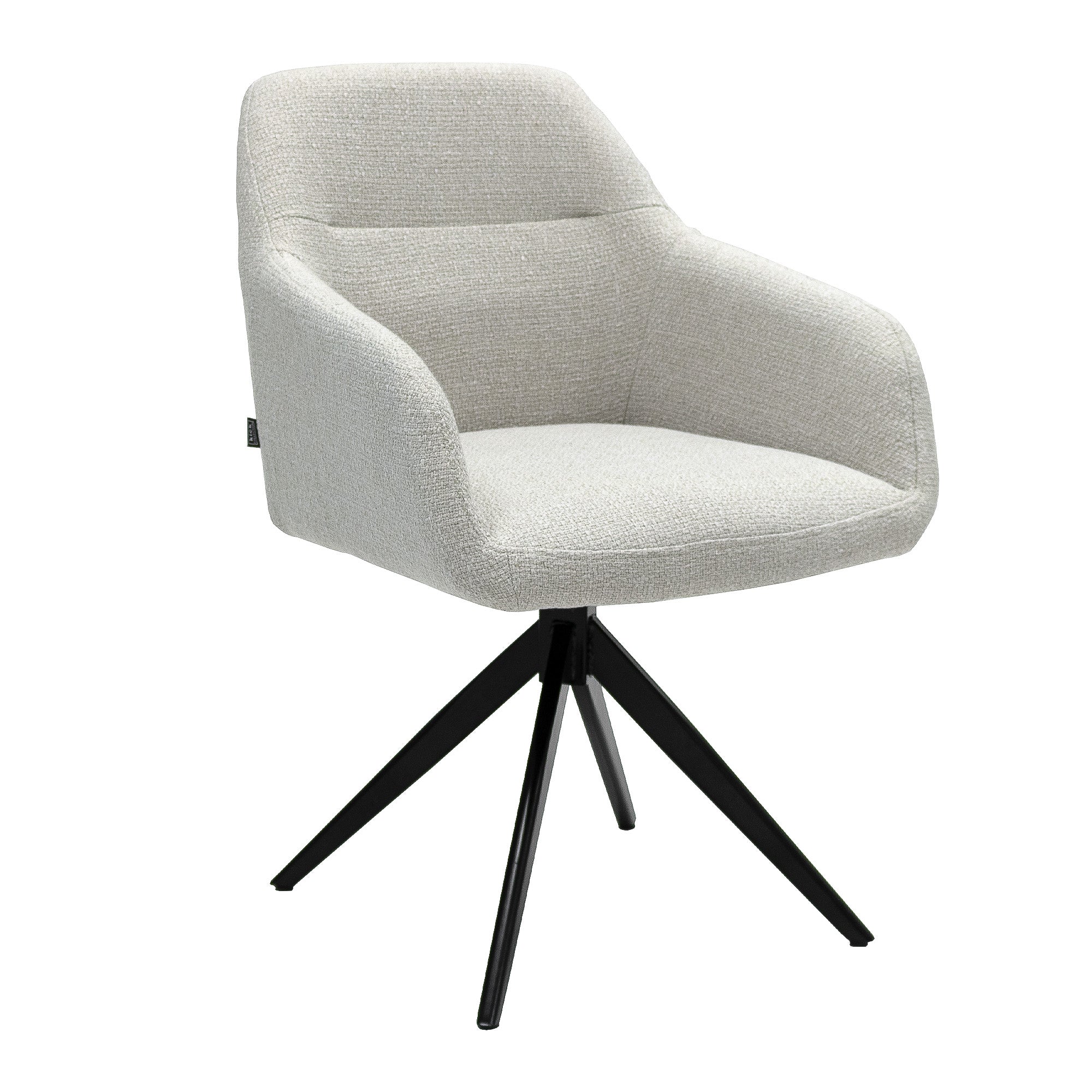 Kick Ravi turning chair - White