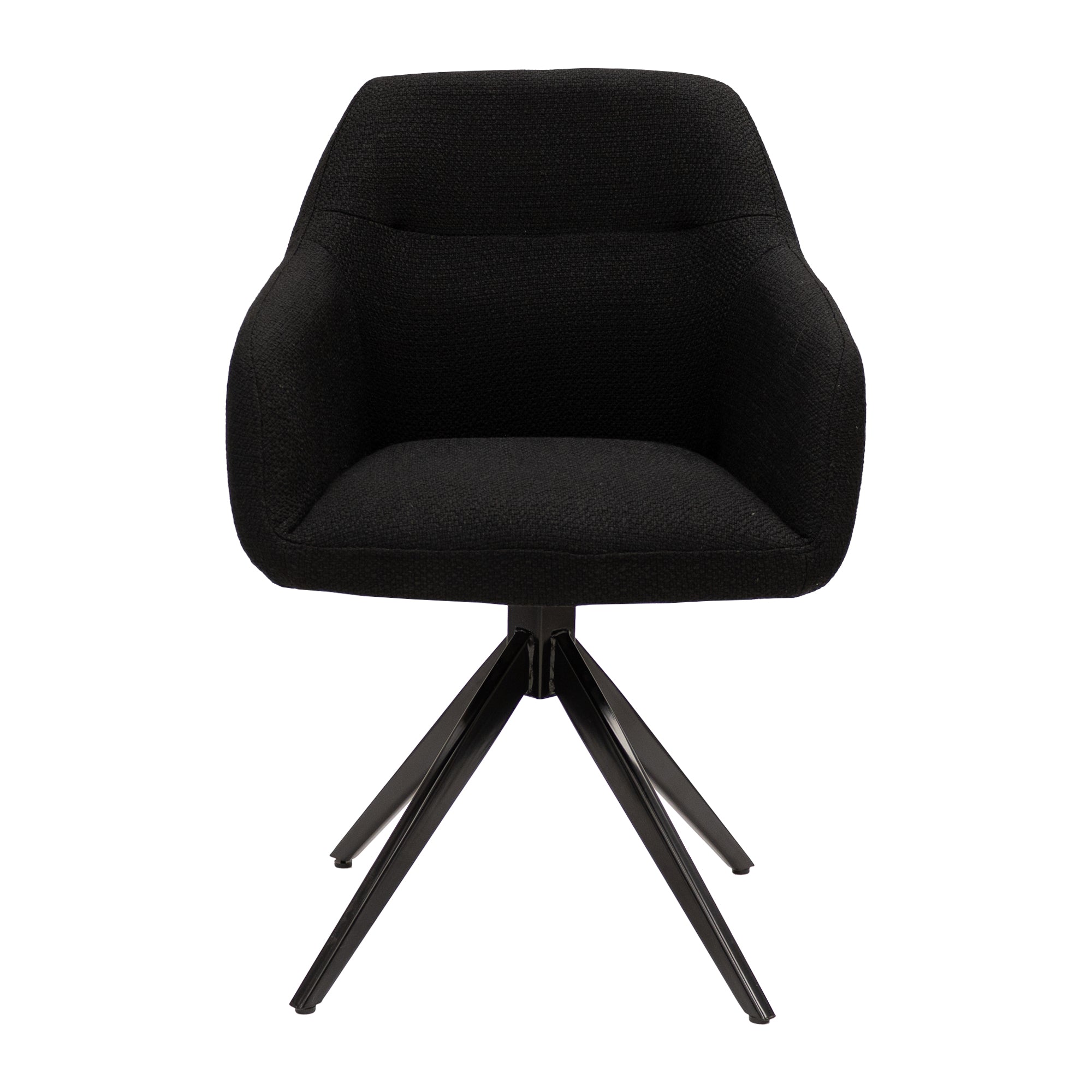 Kick Ravi turning chair - Black