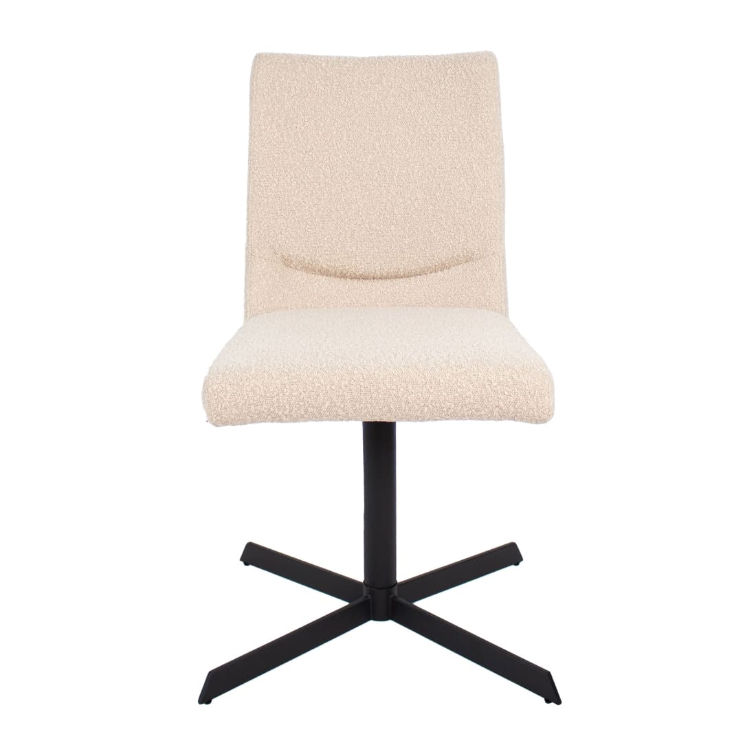 Kick Eetkamerstoel Sam Boucle - Beige - Bouclé