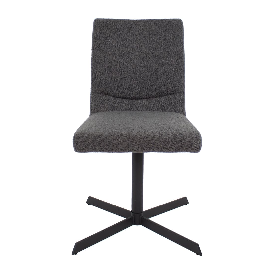 Kick Eetkamerstoel Sam Boucle - Donkergrijs - Bouclé