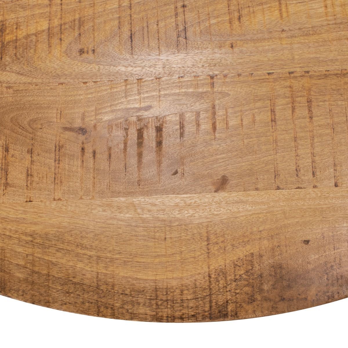Kick Dax Eetkamertafel - Vergadertafel - Rond 130 cm - Mango - Kick Collection - Eetkamertafel- Workliving