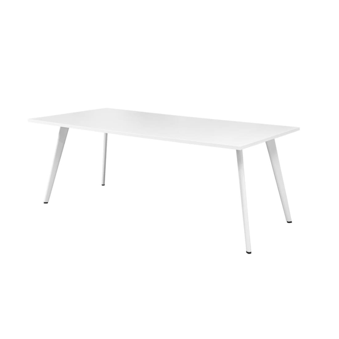 Manhattan Slim Vergadertafel 140x80cm 4 personen - Wit