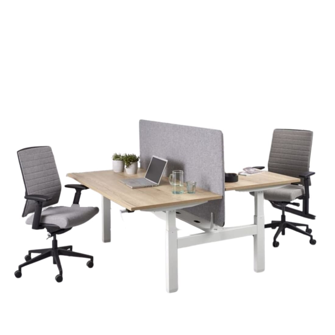 Duo Bureau Bench Zit/Zit Slinger Verstelbaar Manhatten - Duo