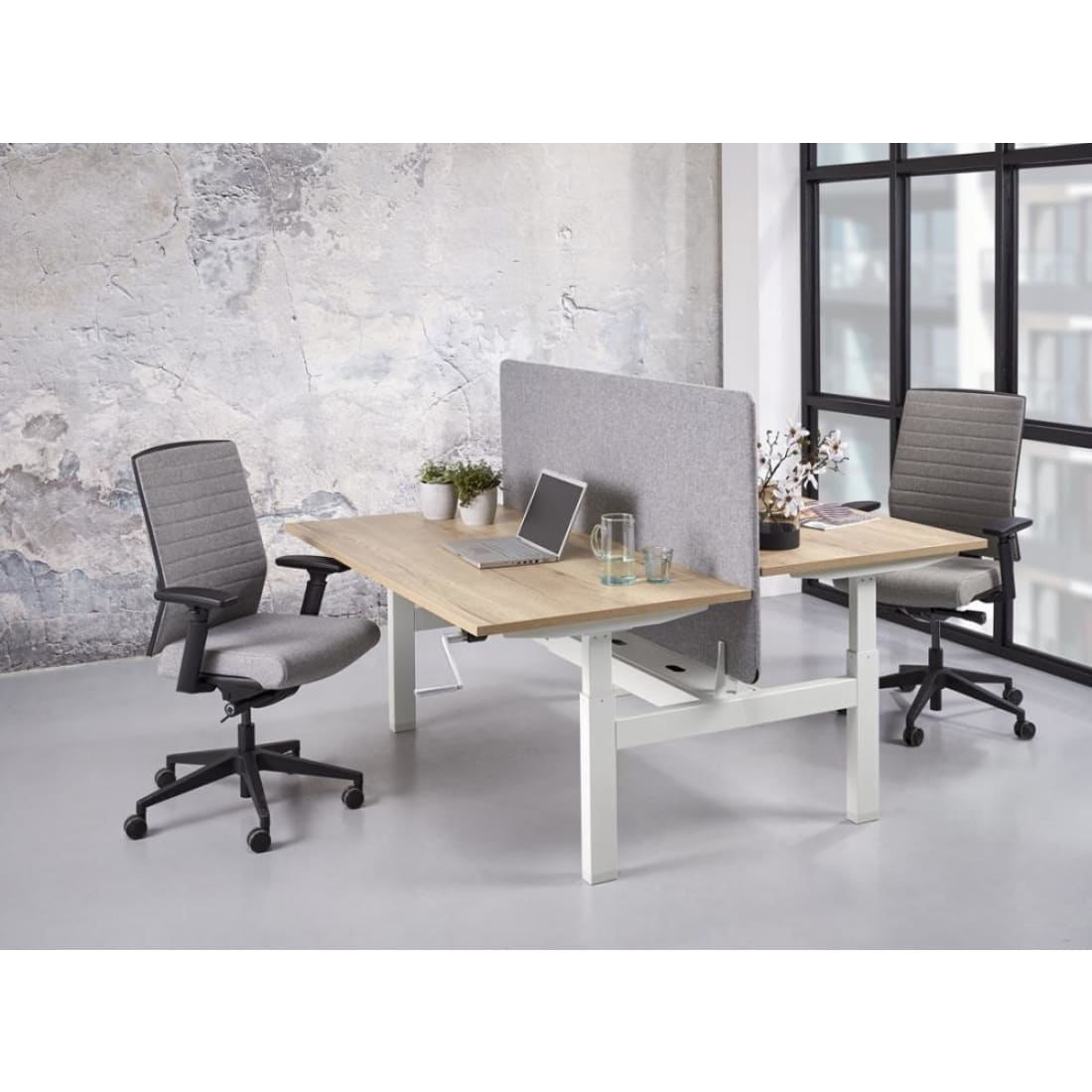 Duo Bureau Bench Zit/Zit Slinger Verstelbaar Manhatten -