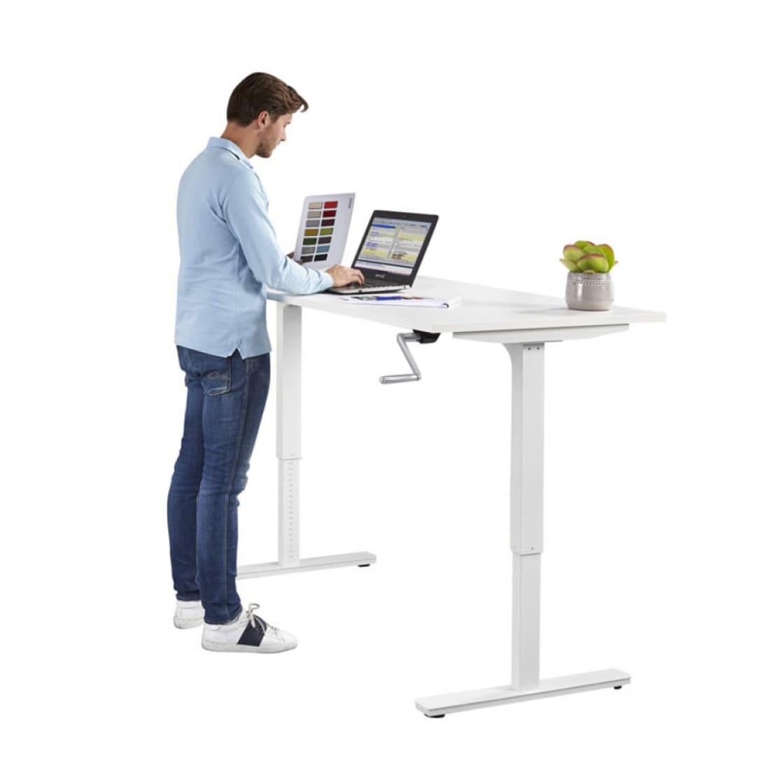 Manhattan SwingStand - Slinger Verstelbaar Zit/Sta Bureau -
