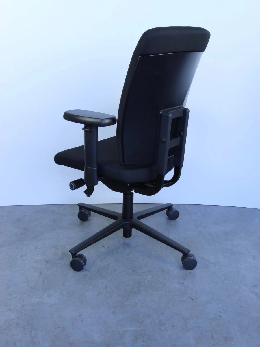 Outlet - Refurbished Bureaustoel C7 Workliving Jaarbeurs Classic Zwart Ergonomisch (N)EN 1335