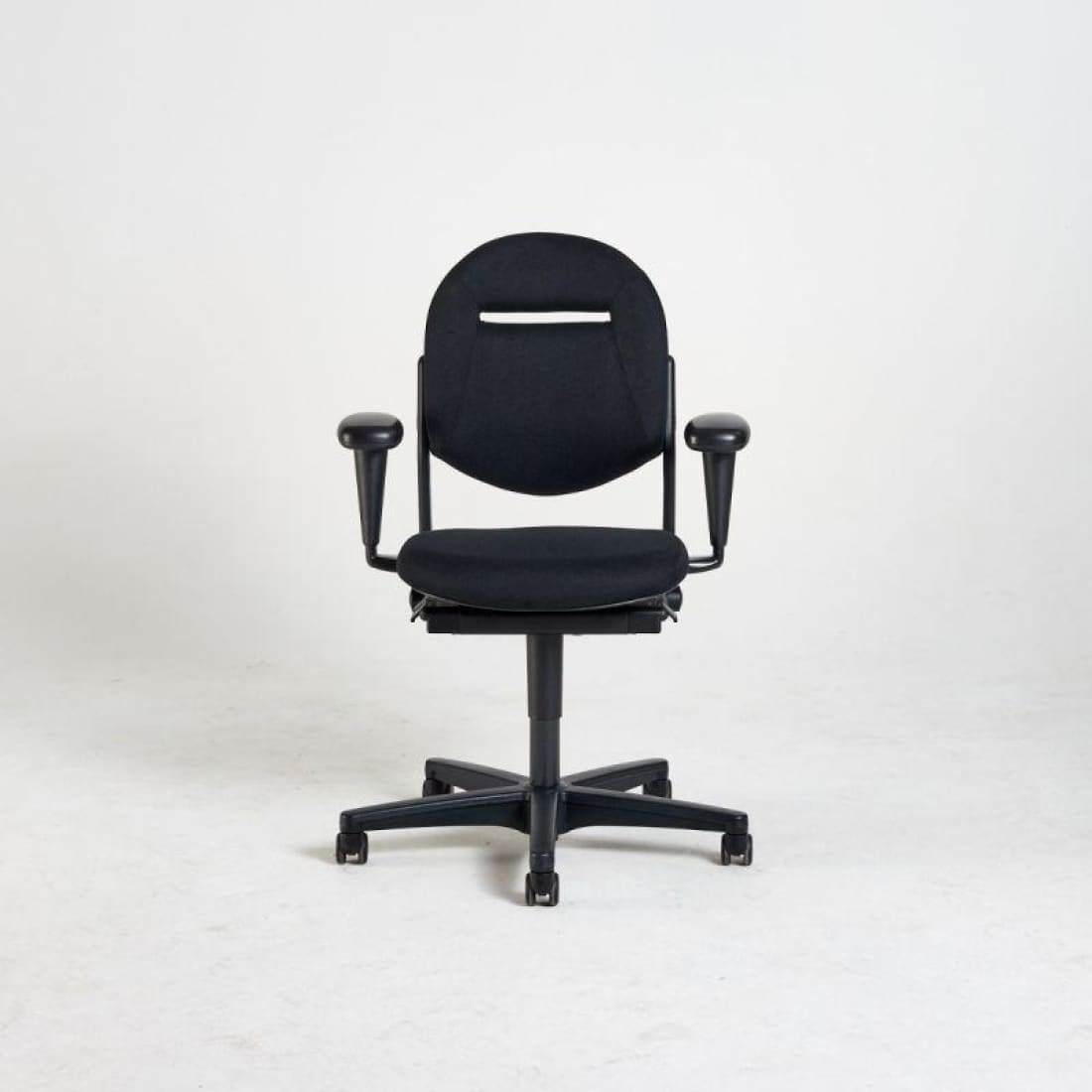 Refurbished Bureaustoel Ahrend 220 Zwart Ergonomisch Design
