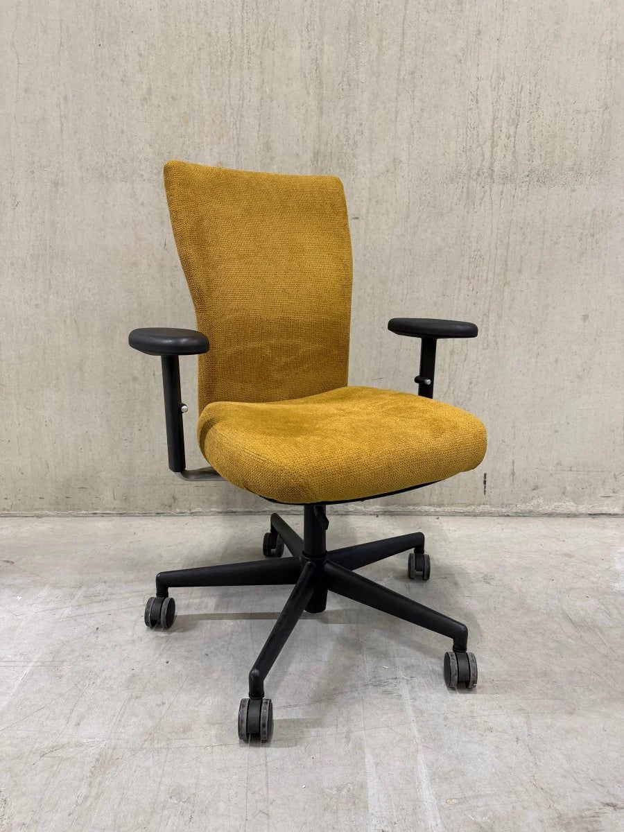 Outlet - Refurbished Bureaustoel Vitra T-Chair - Regain Geel F6