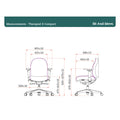 Sit And Move Therapod X Compact Lichtgrijs - Bureaustoel