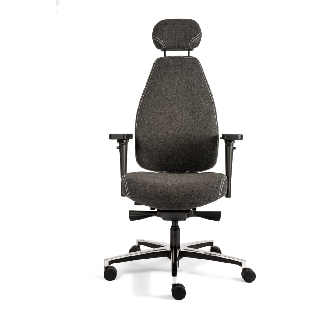 Sit And Move Therapod X Hoofdsteun Donkergrijs - Bureaustoel