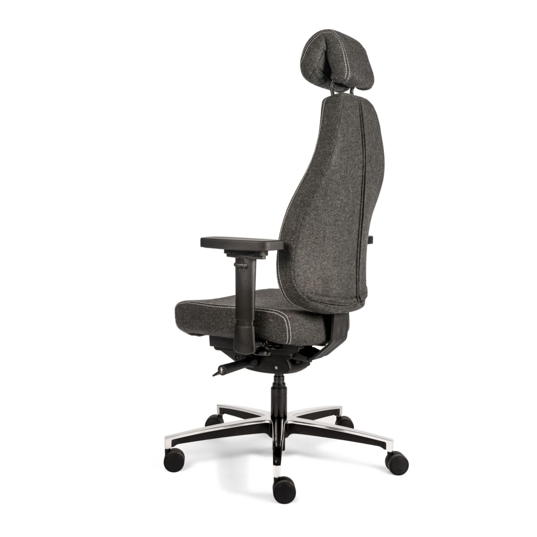 Sit And Move Therapod X Hoofdsteun Donkergrijs - Bureaustoel