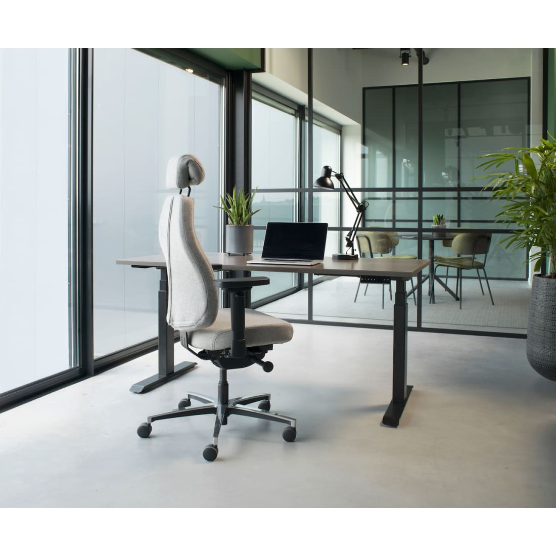 Sit And Move Therapod X Hoofdsteun Lichtgrijs - Bureaustoel