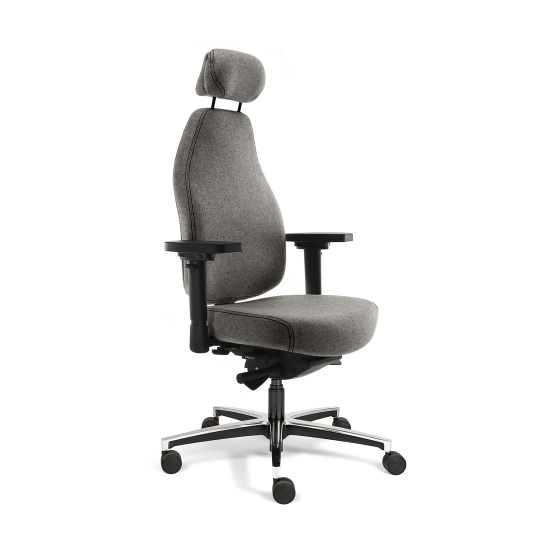 Sit And Move Therapod X Hoofdsteun Middengrijs - Bureaustoel