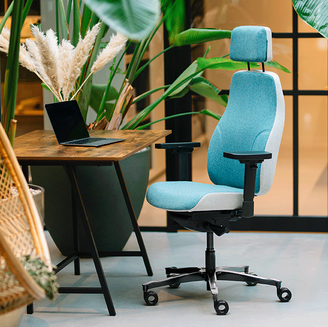Sit And Move Therapod X2 Zwart - Bureaustoel Mirage -