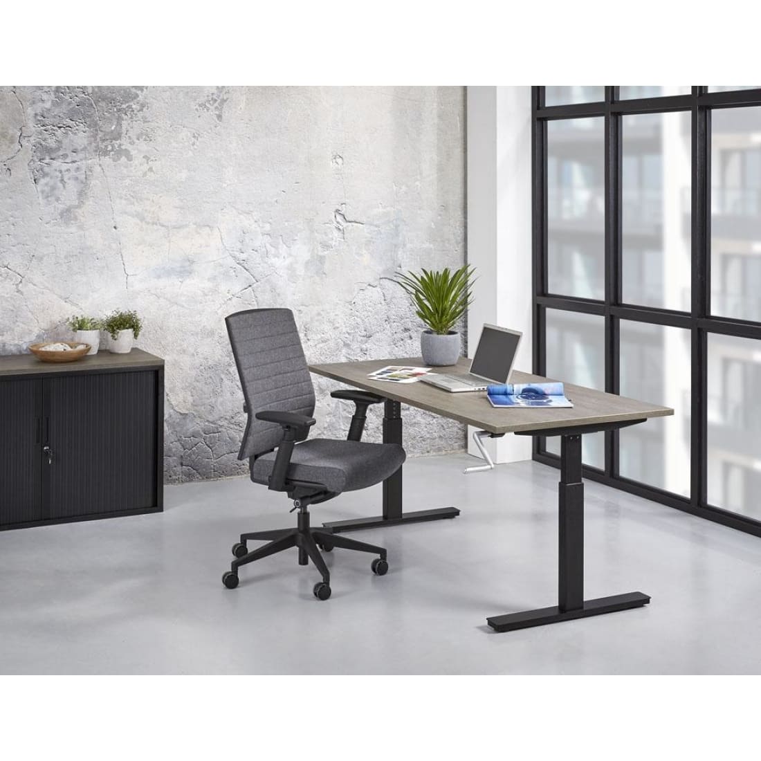 Manhattan SwingStand - Slinger Verstelbaar Zit/Sta Bureau -