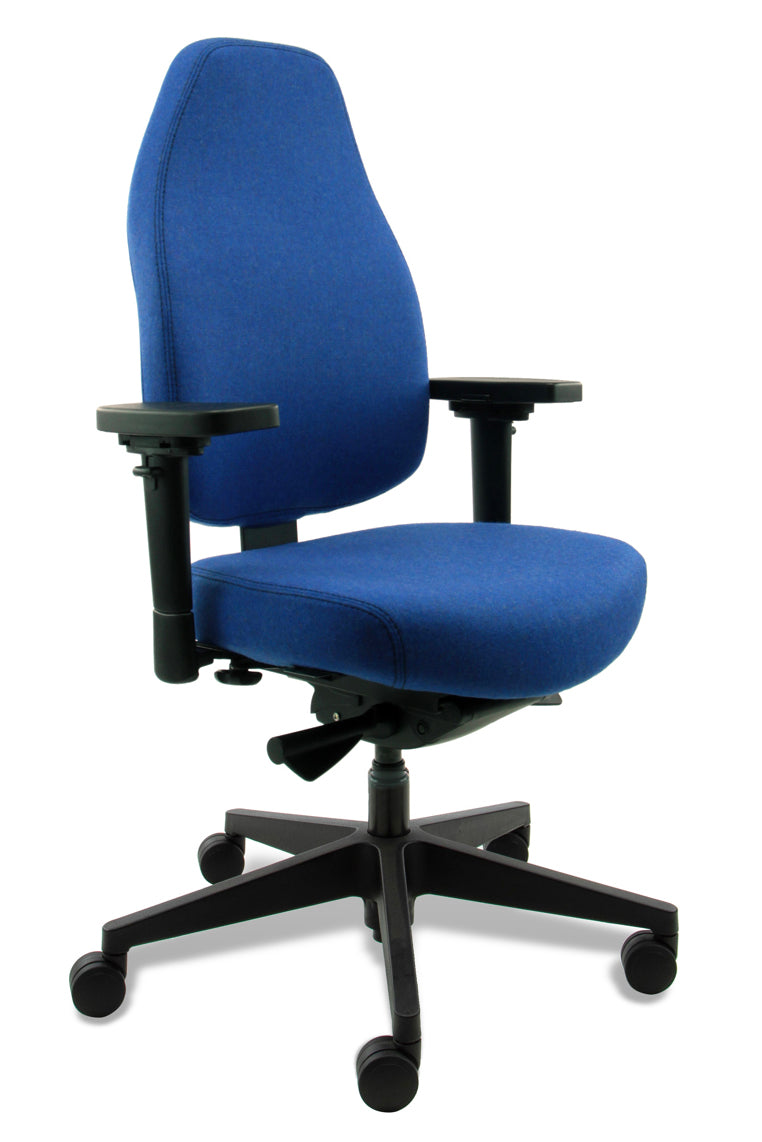 Sit And Move Therapod X Standaard - Blauw Wolvilt - Bureaustoel