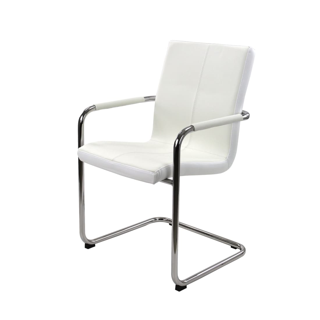 Vergaderstoel S Series Wit Vegan Leer - Vergaderstoelen