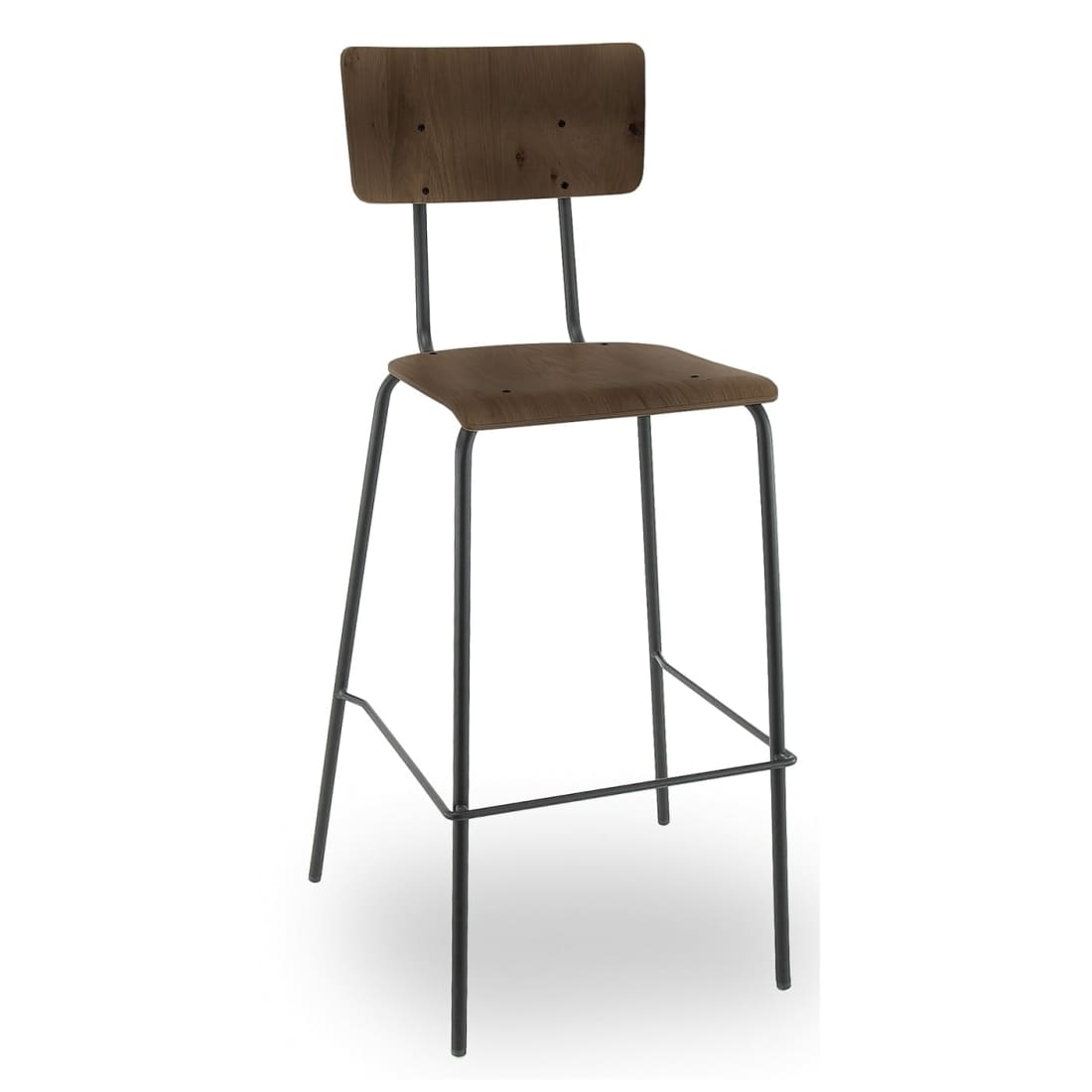 Workliving Barkruk Hoog Bo Vintage Hout - Hoge Barkrukken