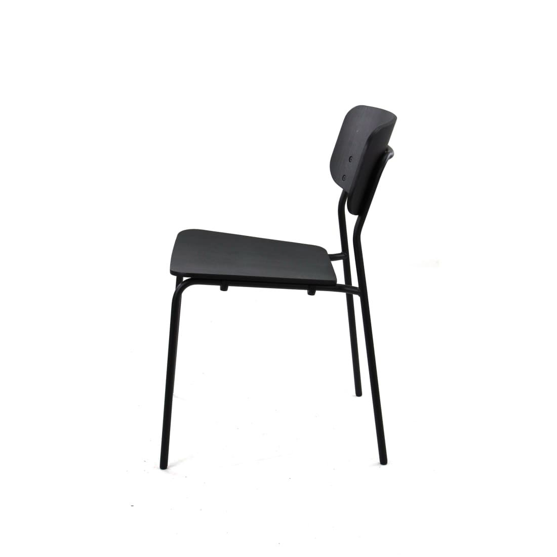 Workliving Bianca Eetkamerstoel - Houten Design Zwart Eiken