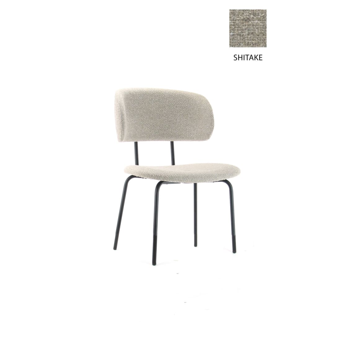 Workliving Eetkamerstoel Bo RS - Society Boucle Shitake -