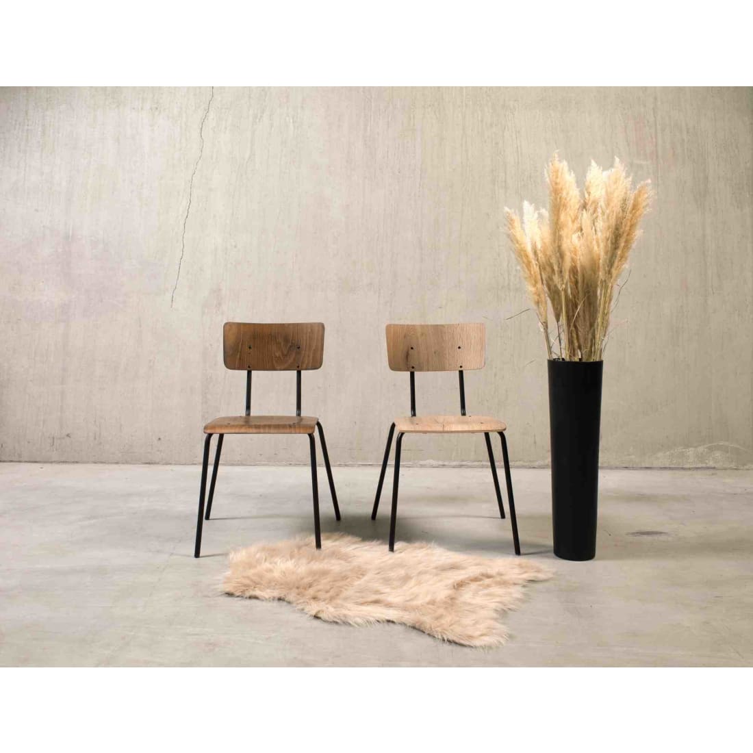Workliving Eetkamerstoel Houten Design Tressia - Houten