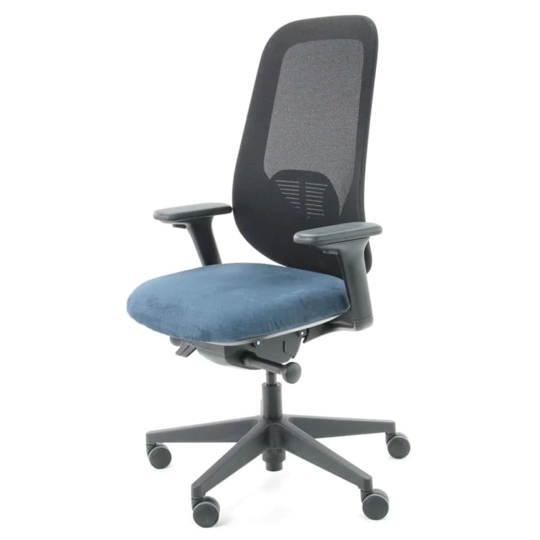 Workliving Nora Mesh Blauw Regain - Bureaustoel Ergonomisch
