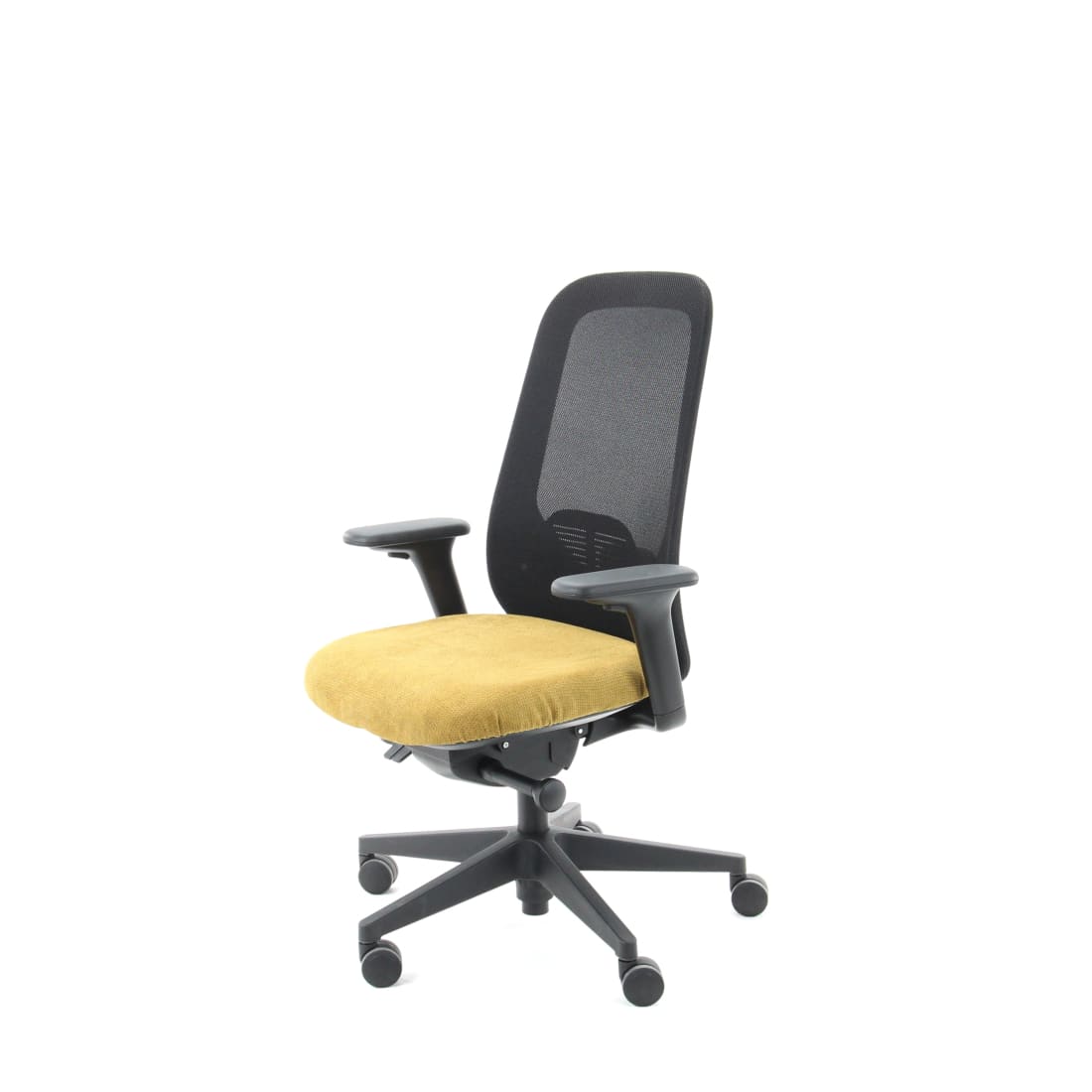 Workliving Nora Mesh Geel Regain - Bureaustoel Ergonomisch