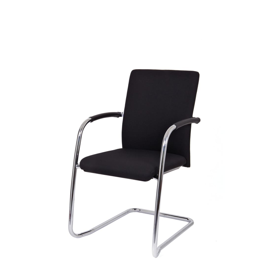 Workliving Vergaderstoel X1 - Comfort Slede Zwart -