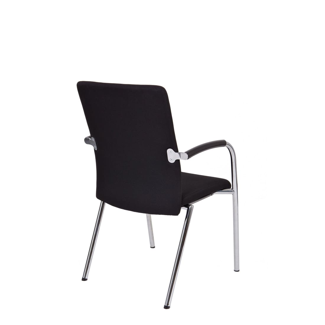 Workliving Vergaderstoel X1 - Comfort Vierpoot Zwart -
