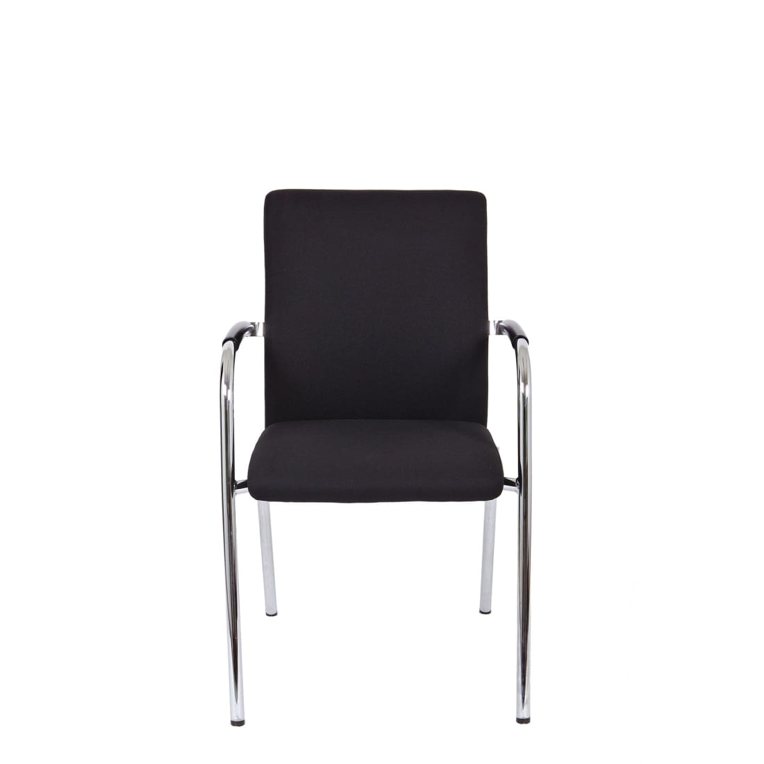 Workliving Vergaderstoel X1 - Comfort Vierpoot Zwart -