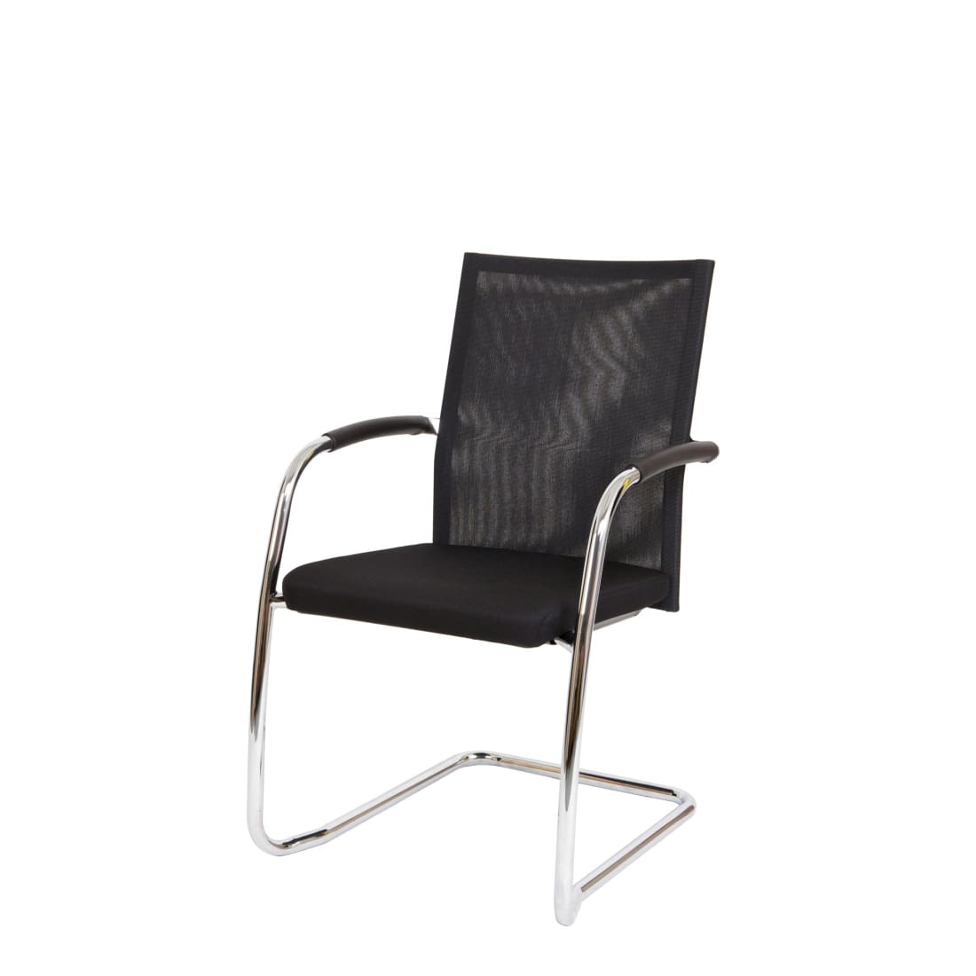 Workliving Vergaderstoel X1 - Mesh Slede Zwart -