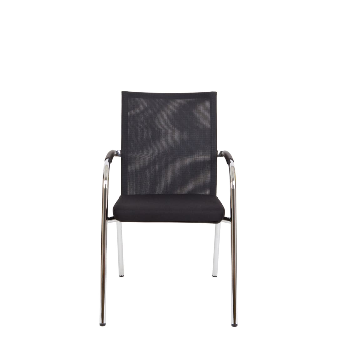 Workliving Vergaderstoel X1 - Mesh Vierpoot Zwart -