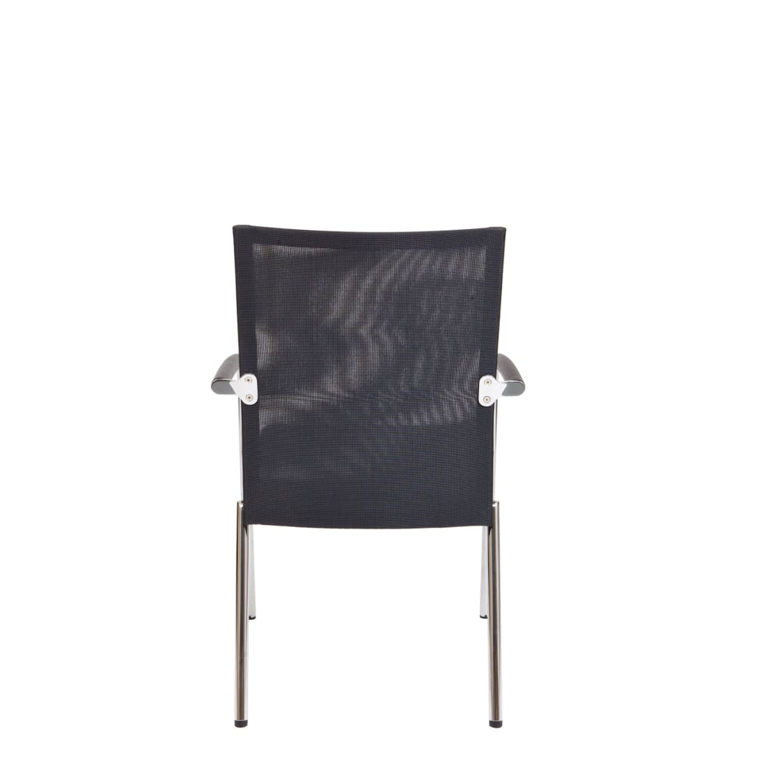 Workliving Vergaderstoel X1 - Mesh Vierpoot Zwart -