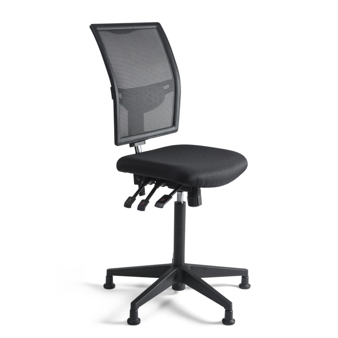 Workliving Werkstoel K Kassastoel Black Edition Glijdoppen