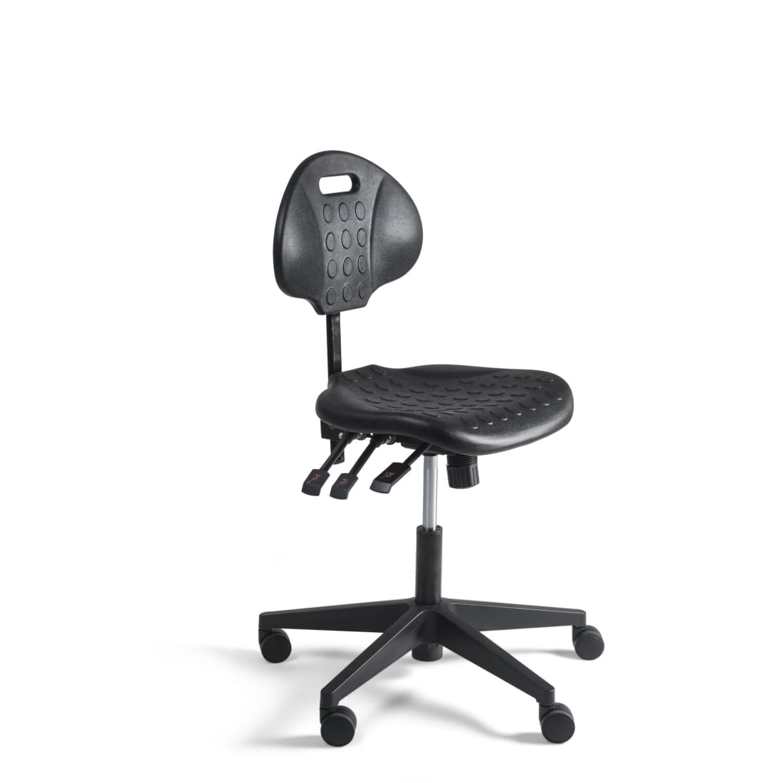 Workliving Werkstoel - PU - Laag - Nylon onderstel