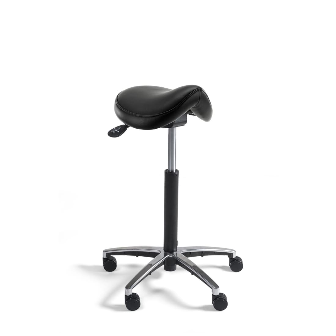 Workliving Zadelkruk Comfort - PVC Zitting - Alu onderstel -