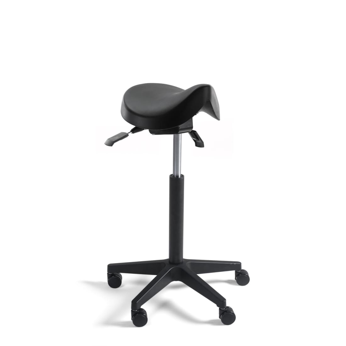 Workliving Zadelkruk PU - PU Zitting - Nylon onderstel -