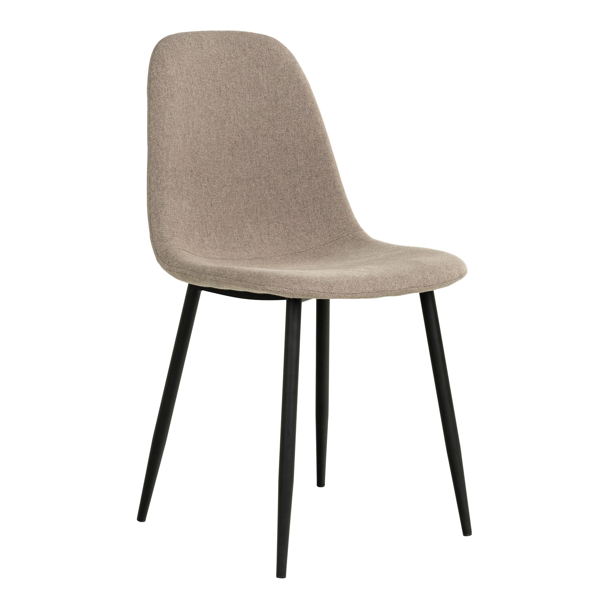 Stockholm Dining Chair - Dining Chair, stone with black legs, HN1231 - House Nordic - Dining Chair- Workliving