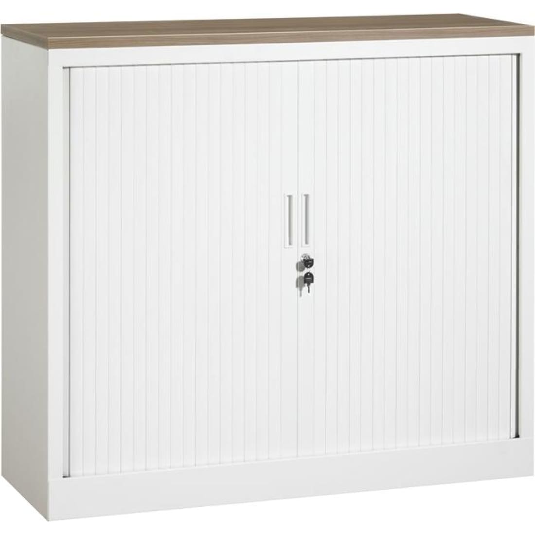 Roldeurkast New York Zwart - 72x120x43cm - incl. 1 legbord -