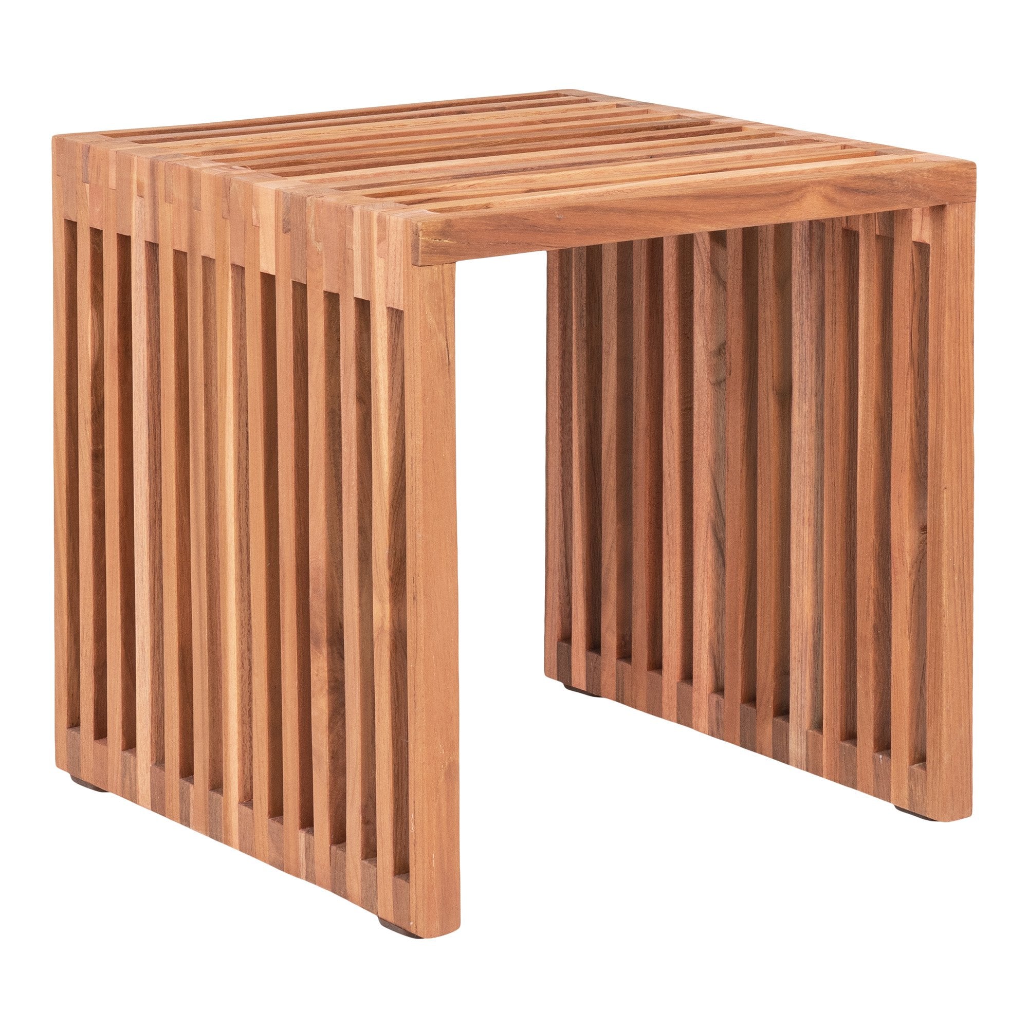 Pego Side Table - Side table in teak wood, nature, 40x40x40 cm - House Nordic - Side Table- Workliving