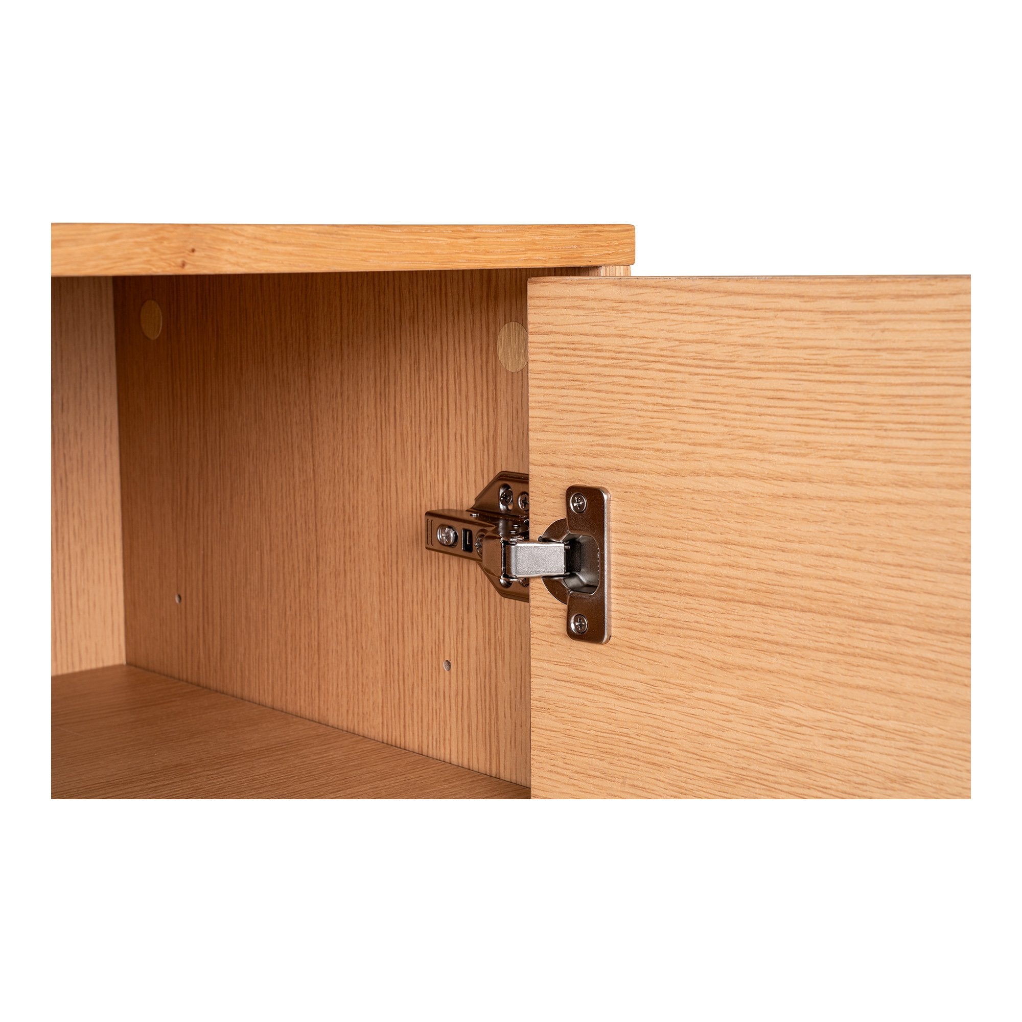 House Nordic Kyoto - Dressoir - Eiken - 3 Lades - 2 Deuren - 150x40x74 cm - House Nordic - Dressoirs- Workliving